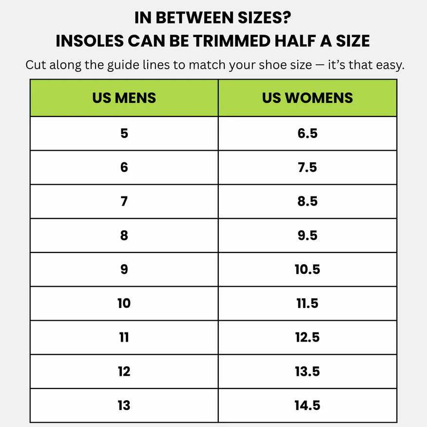 PickleComfort™ Pickleball Shoe Solara Insoles